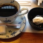 恵比寿亭 - 食後のゼリーとコーヒー