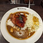 カレーハウス CoCo壱番屋 - 肉塊トンテキカレー 肉塊 LEVEL1 + 辛さ1辛 ¥1,580+¥22=¥1,602-