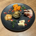 魚介イタリアン&チーズ UMIバル - UMIバル前菜5種盛り合わせ