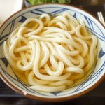 丸亀製麺 - かけうどん(並)￥280　2014.2.24