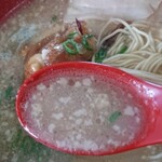 コラーゲン豚骨ラーメンとこ豚平和園 - スープ