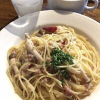 渋谷アチェーゾ - 週替りパスタB　サルシッチャとキノコのペペロンチーノ　1,000円