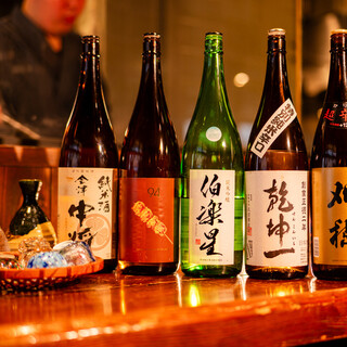 Enjoy local sake from Tohoku.