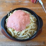 喫茶 レストラン ガロ - 明太子スパゲッティ大盛り