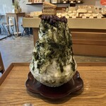 Azabu Yasai Gashi - ほうれん草と抹茶のかき氷