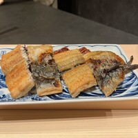 神楽坂 濱千 - 長焼きです。大きな鰻でした。
