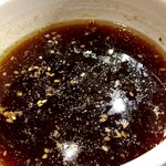 俺の中華たなか家 - つけ汁をアップでパチリ♯熱々提供＼(^o^)／