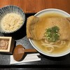 Tenni Noboru Udon Dainingu - 大判きつねうどん＋鰹節で食べる出汁ごはん