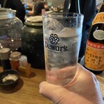 麒麟堂 - まずはダイヤメ水割りです