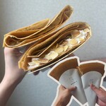 オザキクレープ - 『』 アールグレイギーシュガー オレンジマーマレード』
      ＋トッピング『アーモンド』
      『アールグレイギーシュガー オレンジマーマレード』＋トッピング『アーモンド』『ホイップクリーム』