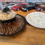 ハウス・ロザーナ - ステーキと明太子パスタ