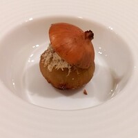 リストランテ アキタ 南青山 - 火入れ玉ねぎ