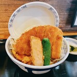 Taishuushokudou Suzunoki - ハーフかつ丼定食　1650円税込
