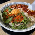 丸源ラーメン - 辛肉そば¥913+麺大盛り¥143