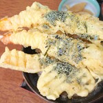 塩天丼 - ジャンボ塩天丼上1950円