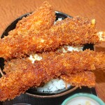 塩天丼 - ジャンボ海老天丼上1950円