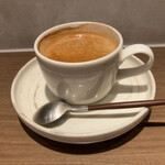 ラチュレ - 食後はコーヒーをいただきました