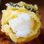 塩天丼 - ジャンボ塩天丼 断面