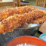 塩天丼 - 横から