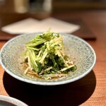 Tonkatsu Kokomade Yaruka - 春菊と水菜のお浸し。