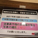 大阪 ラーメン研究所 - 撮影ポリシー