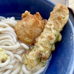 絵空事 - 揚げたてアツアツのとり天とちくわ天