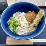 絵空事 - とり天ちくわ天うどん。