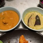 チェディルアン 淀屋橋 - レッドカレー、グリーンカレー