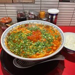 サンシン - トマト辛麺+ごはん小