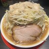 麺屋 いさぎ - らーめん 特盛(野菜、ニンニク、アブラ)