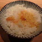 すすきの焼肉きらく - タマゴかけごはん