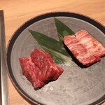 すすきの焼肉きらく - 和牛ハラミと和牛サガリ