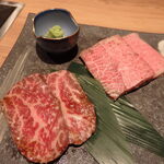 すすきの焼肉きらく - カタサンカクとミスジ