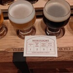 YEBISU BREWERY TOKYO - BEER FLIGHT ４種飲み比べセット