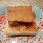 鮨 富かわ - 鮟パン　鮟肝をオレンジ風味で味付けしてあります。文字で表すなら　あ〜んパン♥にしたい（笑）