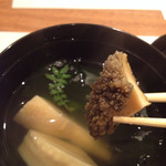 料理屋くおん - 鮑と筍