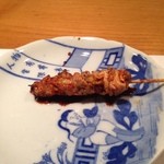 じどりや 穏座 - 淡海地鶏食べ尽くしコース。横隔膜。2014.03.