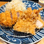 とんかつ七井戸 - 天城軍鶏チキンカツ定食