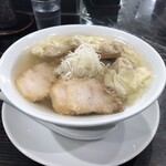 うえんで - 会津山塩と帆立のワンタン麺並(1230円税込)