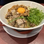 麺道 しゅはり - まぜそば　1.5玉　温