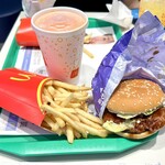 マクドナルド - 料理写真:てりやきチキンフィレオのセット(ポテトL)