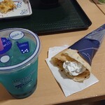 ディッパーダン - ブルーライチとカスタードクリームチョコ+ホイップ