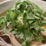 Nikusobaya Fukurou - 冷たい山椒肉そば＋味卵