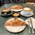 LE CAFE DE L'Officine Universelle Buly - 料理写真:クロワッサン、カプチーノ、カフェ・アロンジェ♡