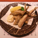 もりもり寿し - 日本海めぎすの唐揚げ（525円）