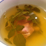 SHANGU - 楓ランチ(3150円) クレソン 砂肝 干し貝柱 大豆のスープ