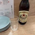 酒場 ヒナタ - この店に通う理由の一つが赤星が飲めることです。生ビールでは感じることが少ないコクや苦みを感じることができます