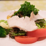 チェルバイア - プランツォＢ 2000円 の調布産の色々な野菜のサラダ仕立ての前菜