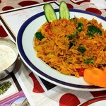 ASIAN RESTAURANT&BAR NEW SARATHI - 海老ビリヤニ
