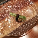 寿司 あさ海 - 目葱、意外に好みです